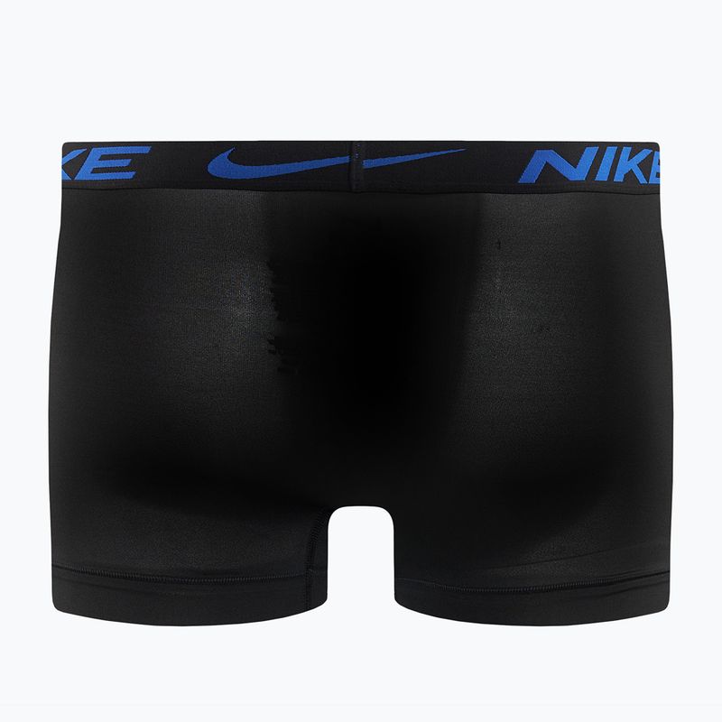 Bokserki męskie Nike Dri-Fit Essential Micro Trunk 3 pary black/hot punch/hyper royal 3