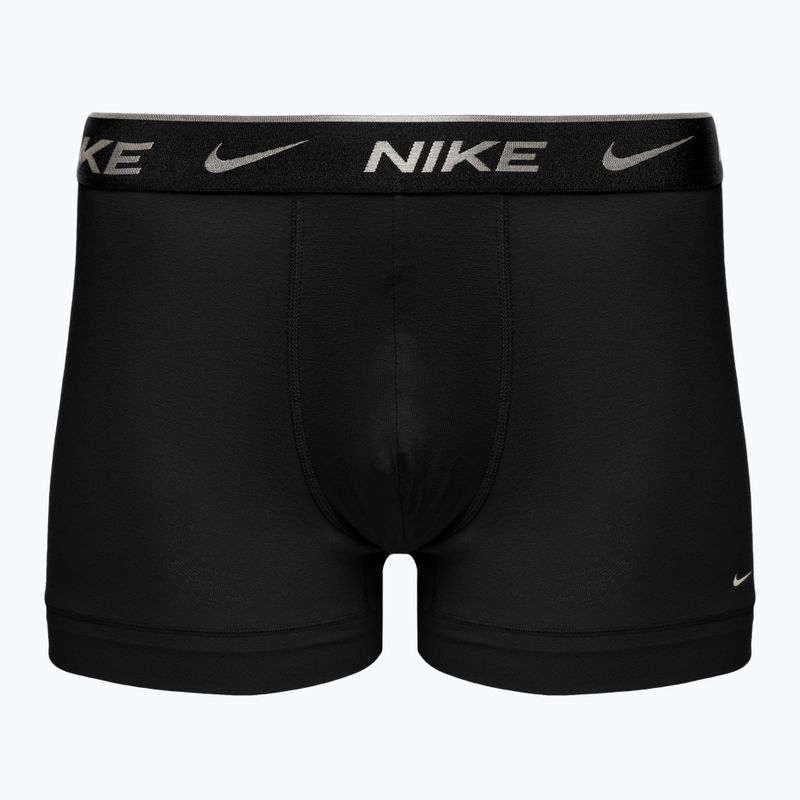 Bokserki męskie Nike Everyday Cotton Stretch Trunk 3 pary black silver/red gold/black gold 4