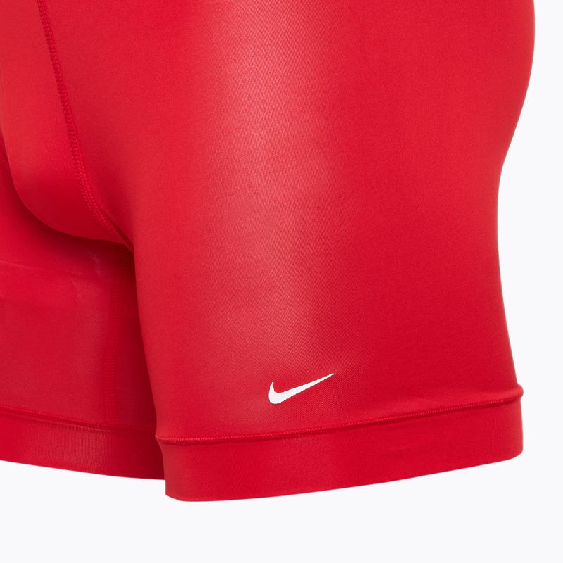 Bokserski męskie Nike Dri-Fit Essential Micro Boxer Brief 3 pary gold/picante red/black 6