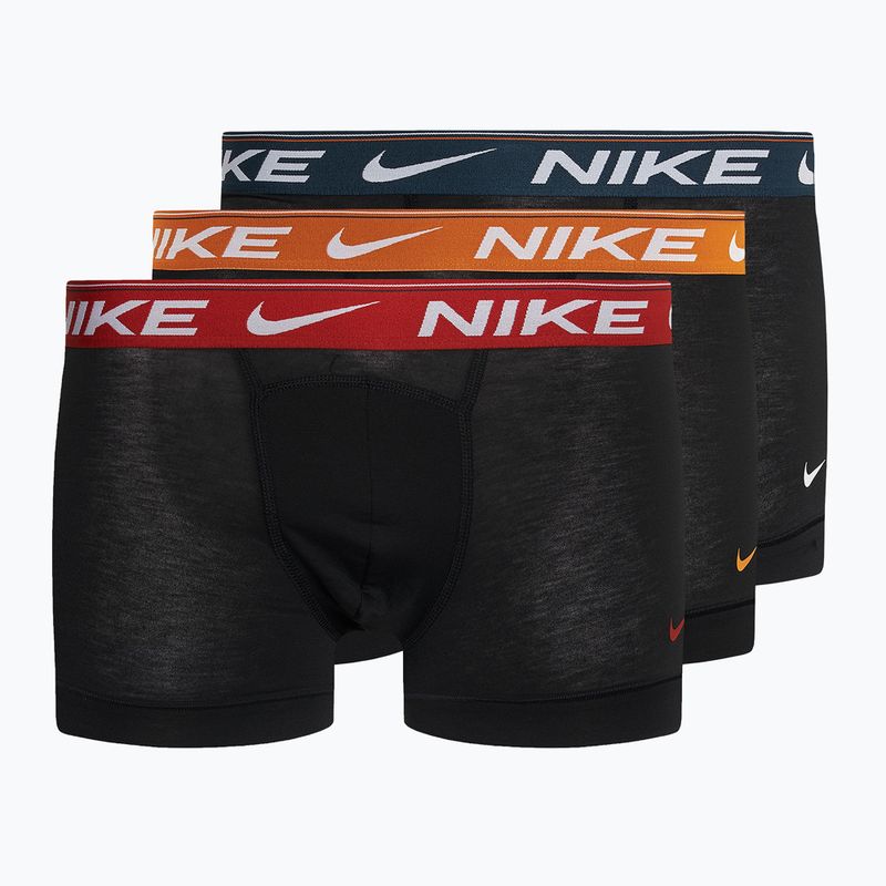 Bokserki męskie Nike Dri-FIT Ultra Comfort Trunk 3 pary black moon/dragon red/armory navy