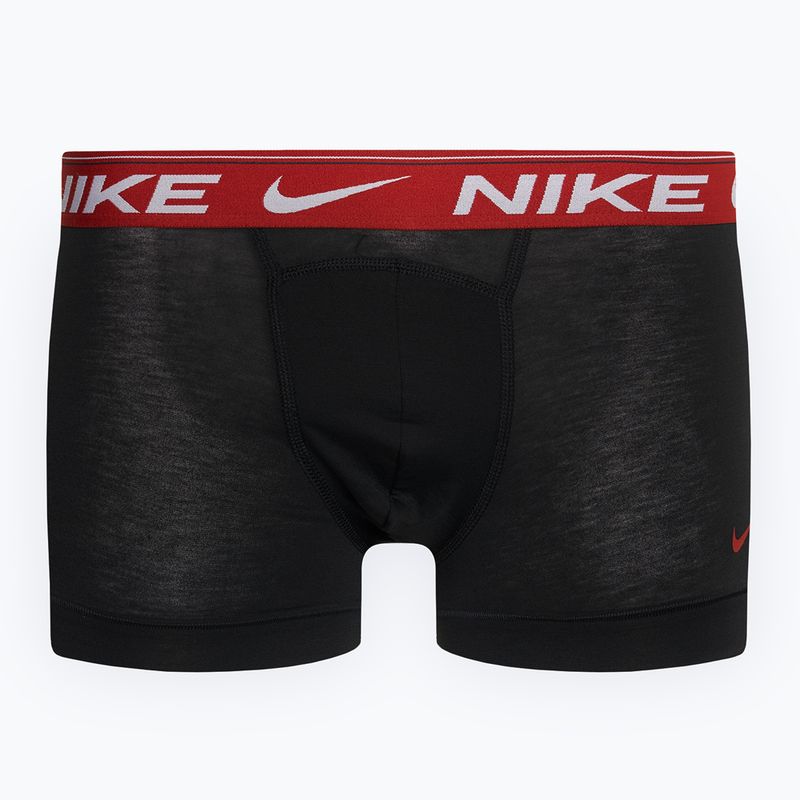 Bokserki męskie Nike Dri-FIT Ultra Comfort Trunk 3 pary black moon/dragon red/armory navy 2