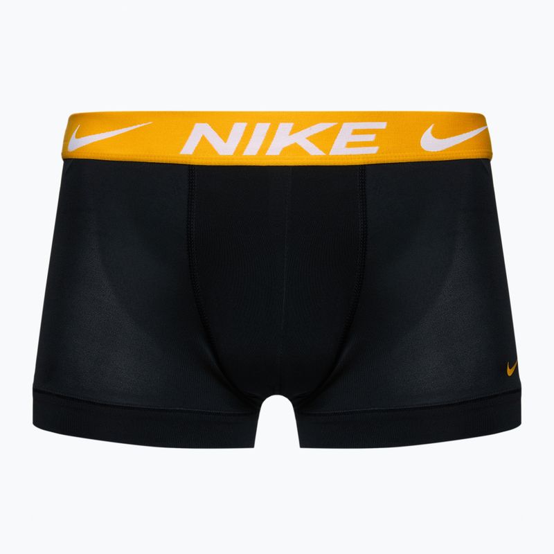 Bokserki męskie Nike Dri-Fit Essential Micro Trunk 3 pary black/gold/black 3