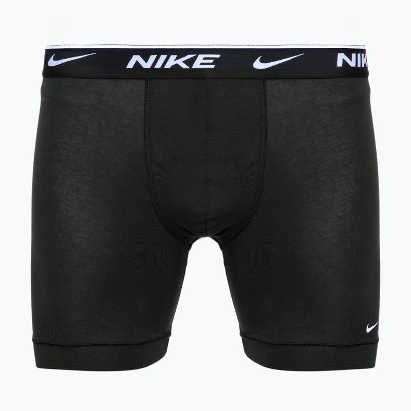 Bokserki męskie Nike Everyday Cotton Stretch 3 pary black/gold/black 2