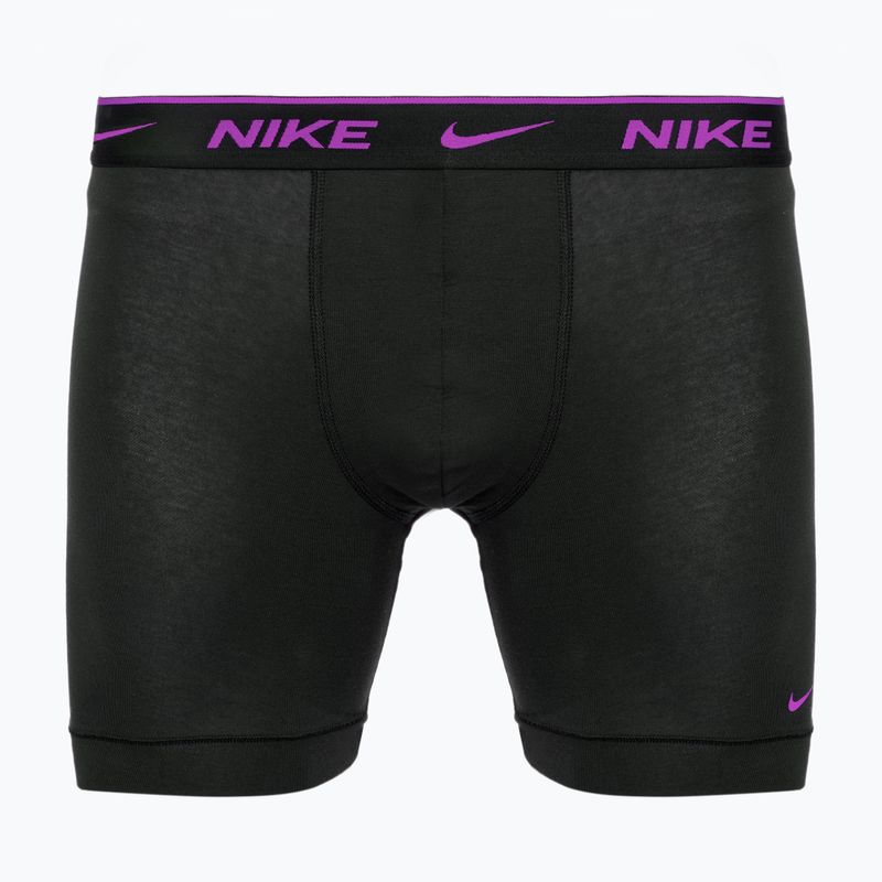 Bokserki męskie Nike Everyday Cotton Stretch 3 pary black/gold/black 3