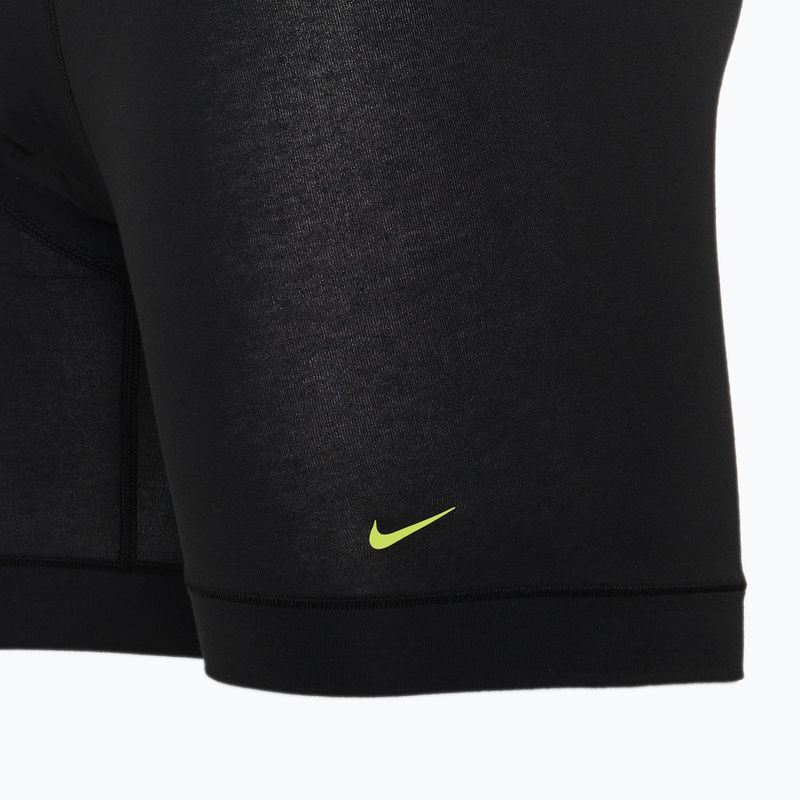 Bokserki męskie Nike Everyday Cotton Stretch 3 pary cyber black/heather grey/dark pony 4