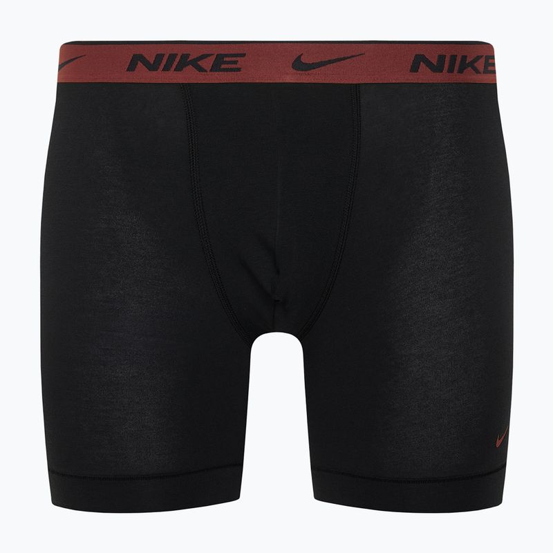 Bokserki męskie Nike Everyday Cotton Stretch 3 pary cyber black/heather grey/dark pony 5