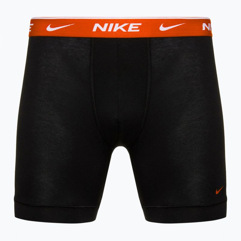 Bokserki męskie Nike Everyday Cotton Stretch 3 pary black team orange/red/black 3