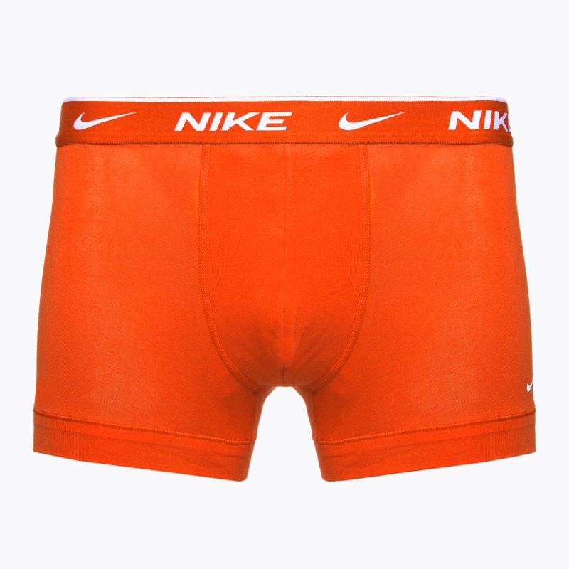 Bokserki męskie Nike Everyday Cotton Stretch Trunk 3 pary team orange/uni red/black 2