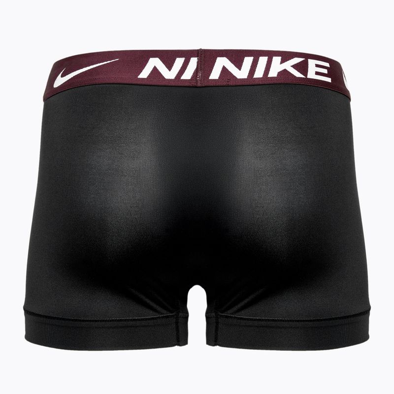 Bokserki męskie Nike Dri-Fit Essential Micro Trunk 3 pary black green/hyper crimson/burgundy 5