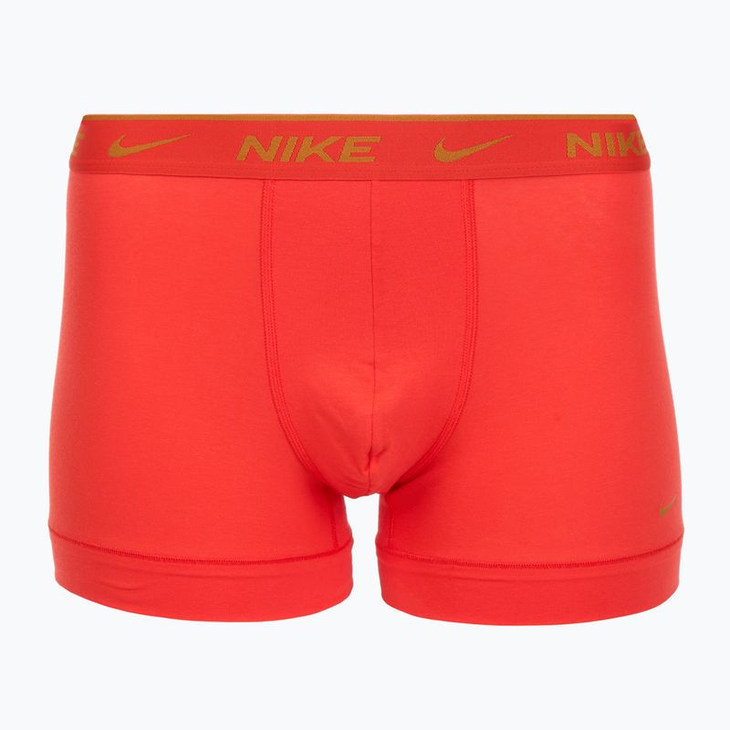 Bokserki męskie Nike Everyday Cotton Stretch Trunk 3 pary light crimson/midnight navy/black 2
