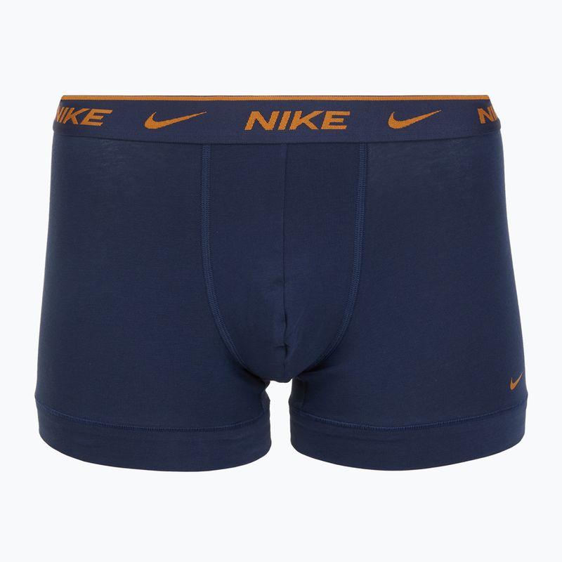Bokserki męskie Nike Everyday Cotton Stretch Trunk 3 pary light crimson/midnight navy/black 3