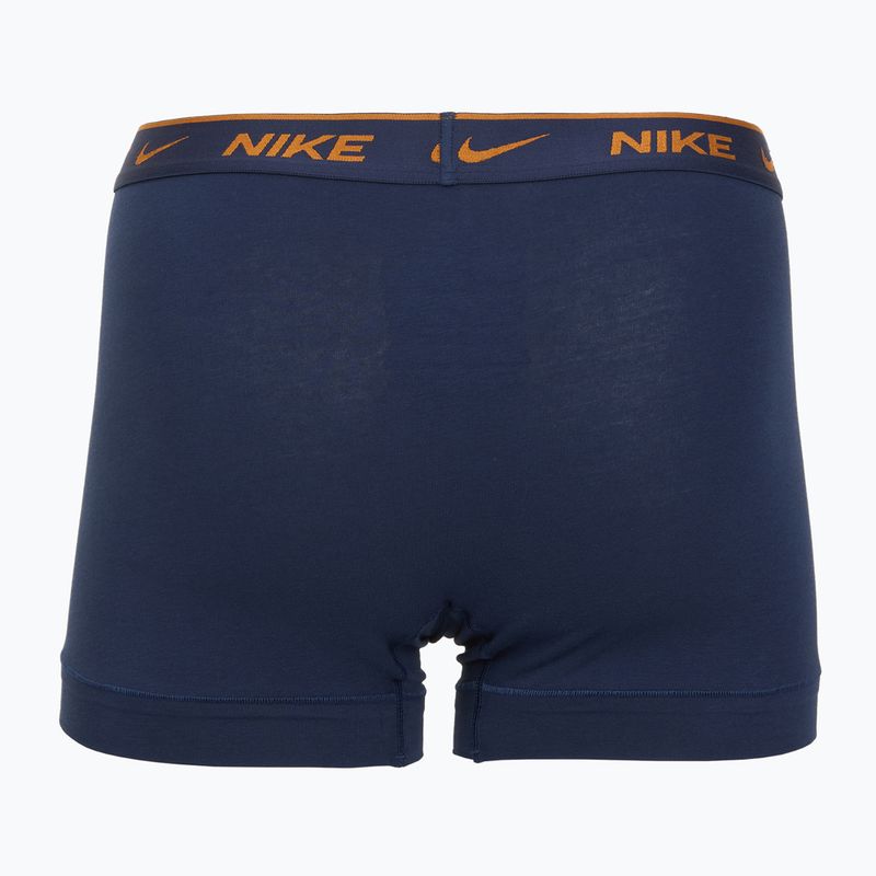 Bokserki męskie Nike Everyday Cotton Stretch Trunk 3 pary light crimson/midnight navy/black 5