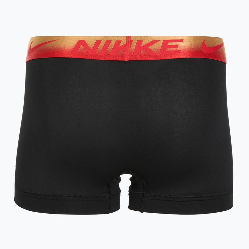 Bokserki męskie Nike Dri-Fit Essential Micro Trunk 3 pary blk/uni red/blk/uni red metallic gradient wb 5