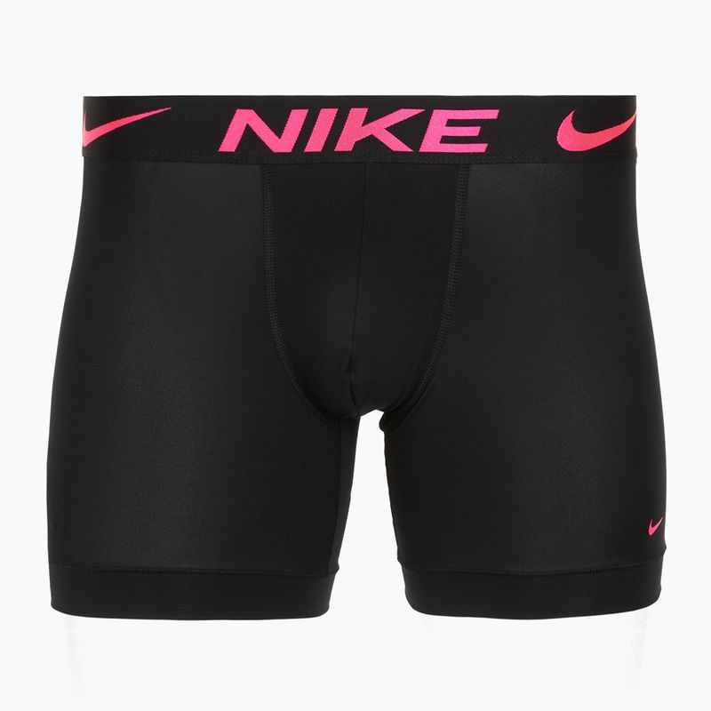 Bokserki męskie Nike Dri-Fit Essential Micro Boxer Brief 3 pary black hyper pink/uni red/black high shine wb 4