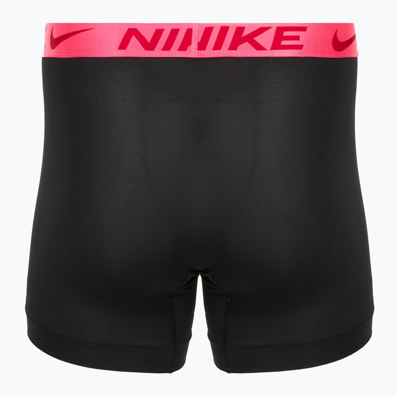 Bokserki męskie Nike Dri-Fit Essential Micro Boxer Brief 3 pary black hyper pink/uni red/black high shine wb 5