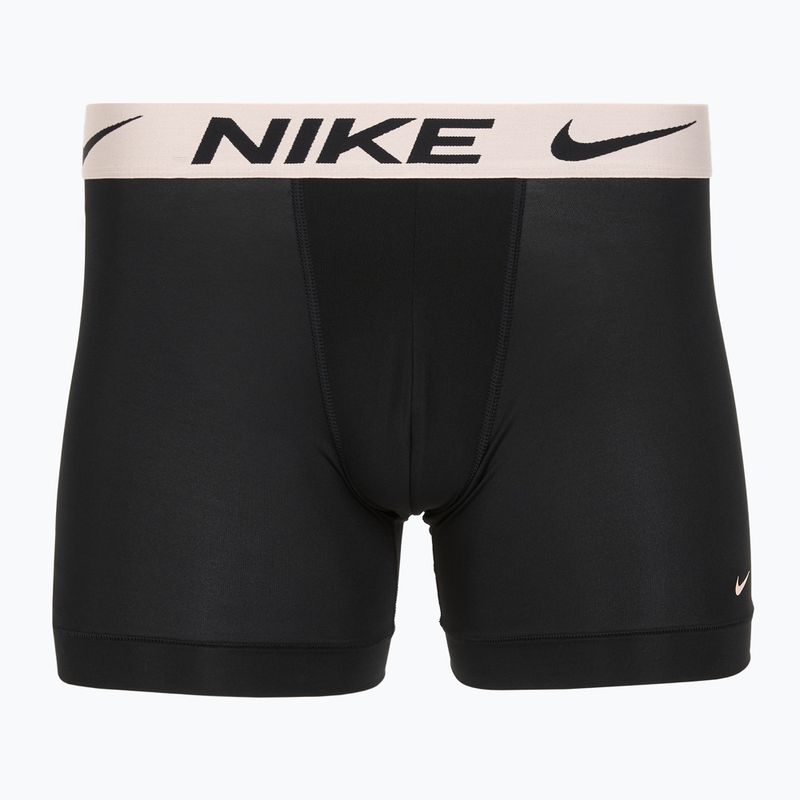 Bokserki męskie Nike Dri-Fit Essential Micro Boxer Brief 3 pary blk washed coral/olive aura/abrtract blue edge wb 2