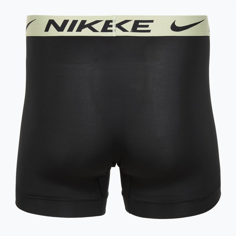 Bokserki męskie Nike Dri-Fit Essential Micro Boxer Brief 3 pary blk washed coral/olive aura/abrtract blue edge wb 5