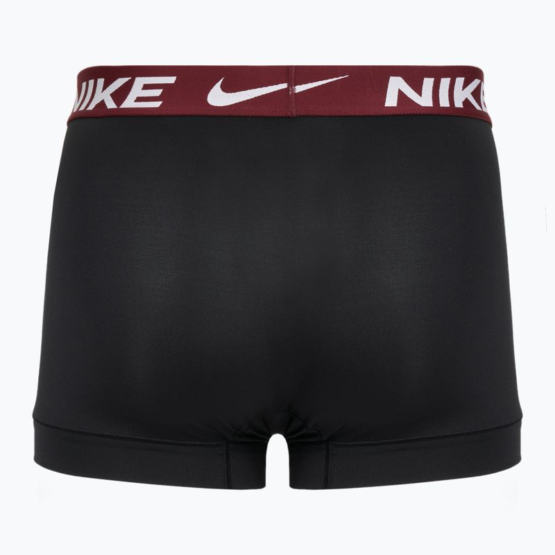 Bokserki męskie Nike Dri-Fit Essential Micro Trunk 3 pary black university gold/deep night/dark team red wb 2