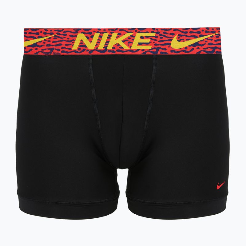 Bokserki męskie Nike Dri-Fit Essential Micro 3 pary blklightcrimson/ brightcitron/evergreenaur 3