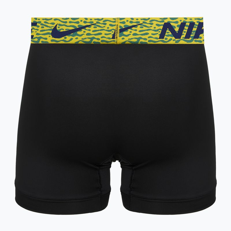 Bokserki męskie Nike Dri-Fit Essential Micro 3 pary blklightcrimson/ brightcitron/evergreenaur 5