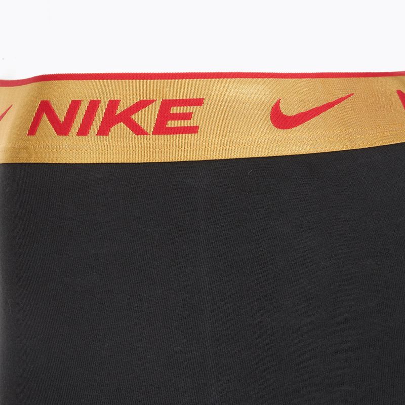 Bokserki męskie Nike Everyday Cotton Stretch Trunk 3 pary blk/university red/wheat gold/black high shine wb 6