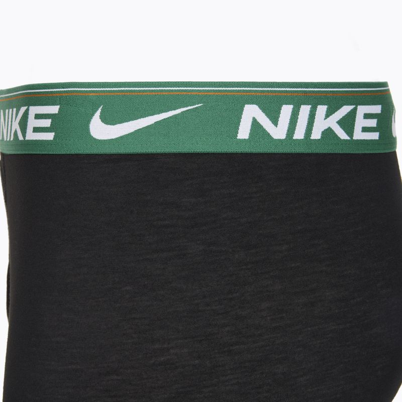 Bokserki męskie Nike Dri-FIT Ultra Comfort 3 pary black evrgreen aura/deep night/black waistband 6
