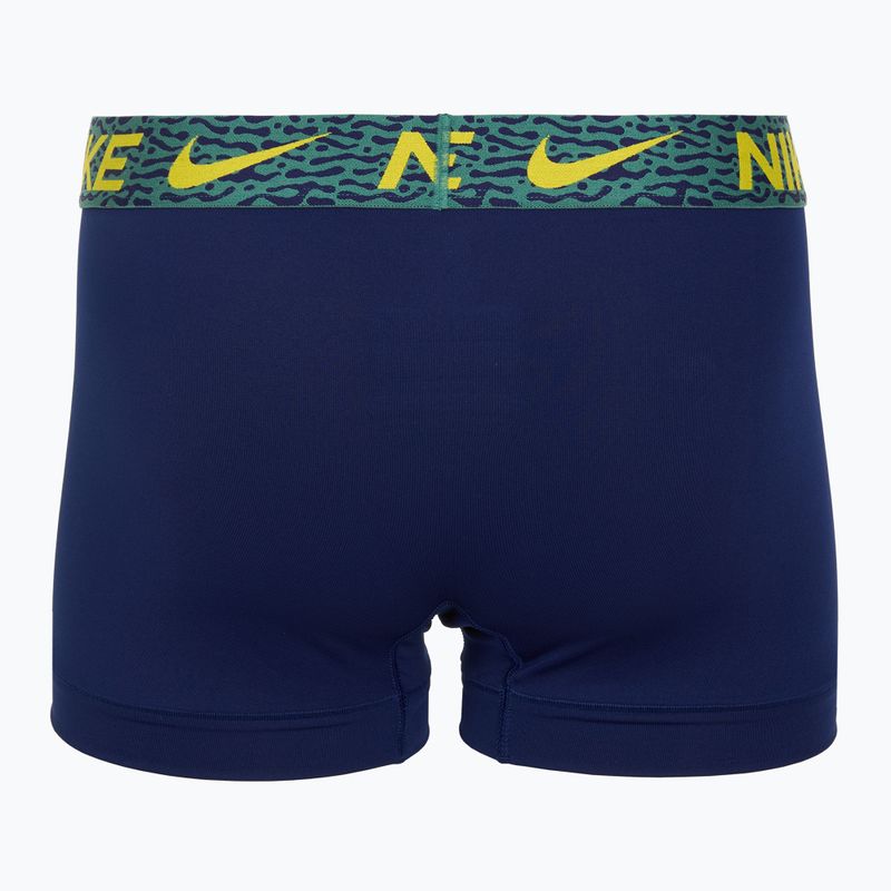 Bokserki męskie Nike Dri-Fit Essential Micro Trunk 3 pary blu void/lgh crim/brht citron/evergrn aura/abst wb 5