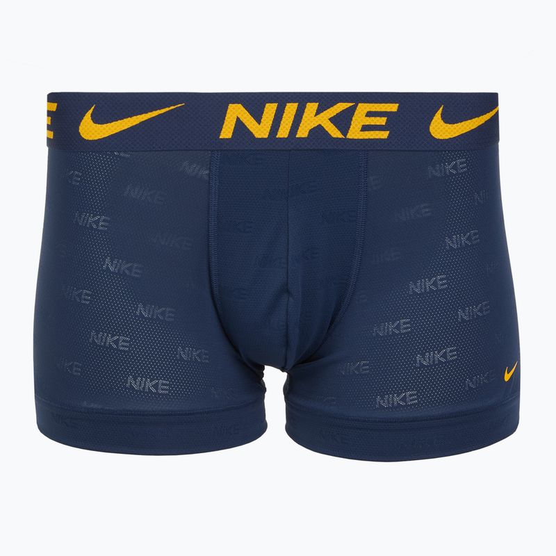 Bokserki męskie Nike Elite Breathe Trunk 3 pary photo blue/midnight navy/black 3