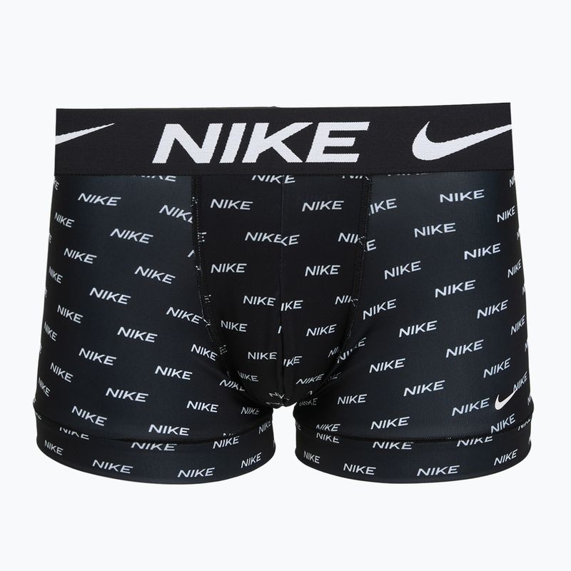 Bokserki męskie Nike Dri-Fit Essential 3 pary black nike print/mars stone/deep night 3