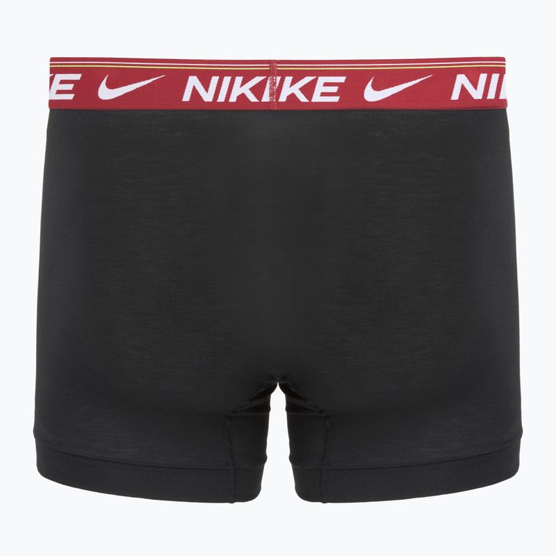 Bokserki męskie Nike Dri-FIT Ultra Comfort 3 pary black/team crimson/dark raisin/black 3