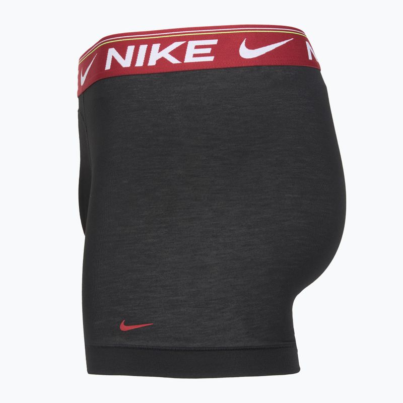 Bokserki męskie Nike Dri-FIT Ultra Comfort 3 pary black/team crimson/dark raisin/black 4