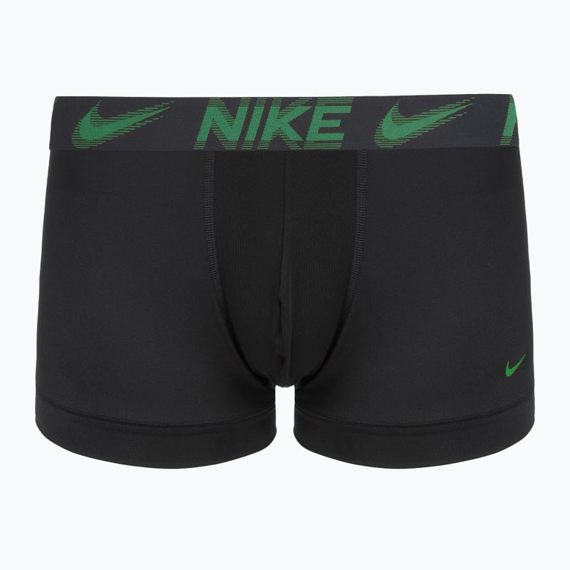 Bokserki męskie Nike Dri-Fit Essential Micro Trunk 3 pary black/game royal/malachite/un gold/zoom wb 5