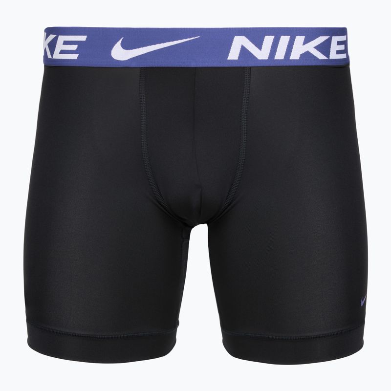Bokserki męskie Nike Essential Micro 3 pary black/sapphire/wolf grey/team crimson 2