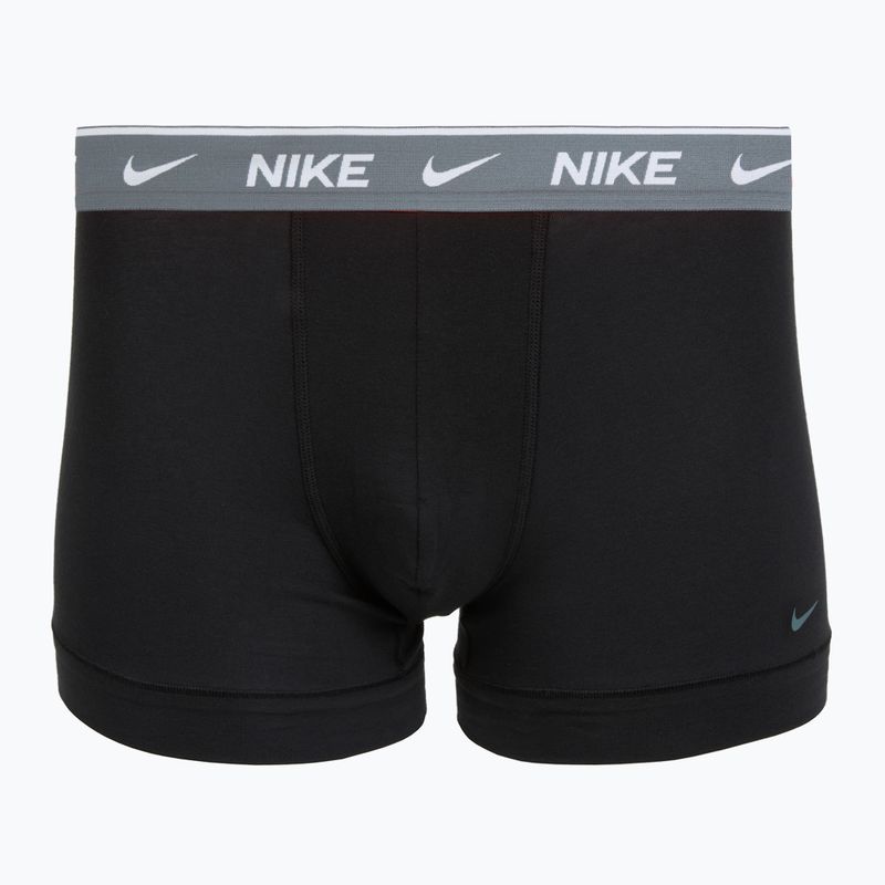 Bokserki męskie Nike Cotton Stretch Trunk 2 pary onyx 3
