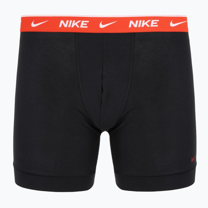Bokserki męskie Nike Essential Cotton Stretch 5 par black/volt/pt red/game royal/sm green/un gold wb 2