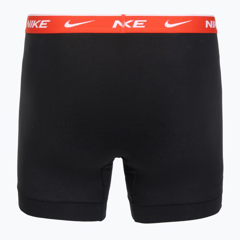 Bokserki męskie Nike Essential Cotton Stretch 5 par black/volt/pt red/game royal/sm green/un gold wb 3