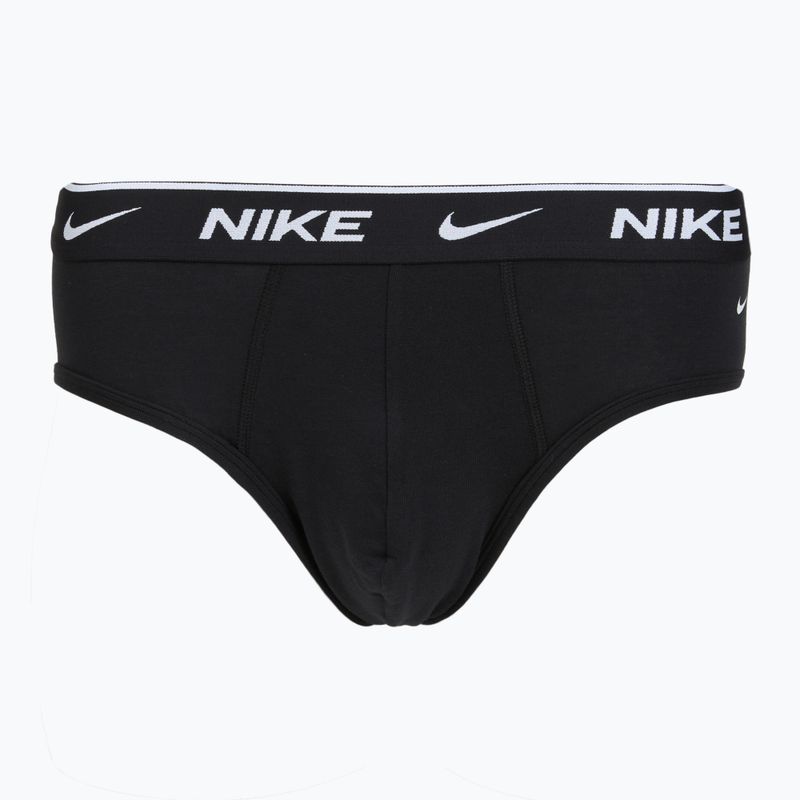 Slipy męskie Nike Cotton Stretch Brief 5 par black 2