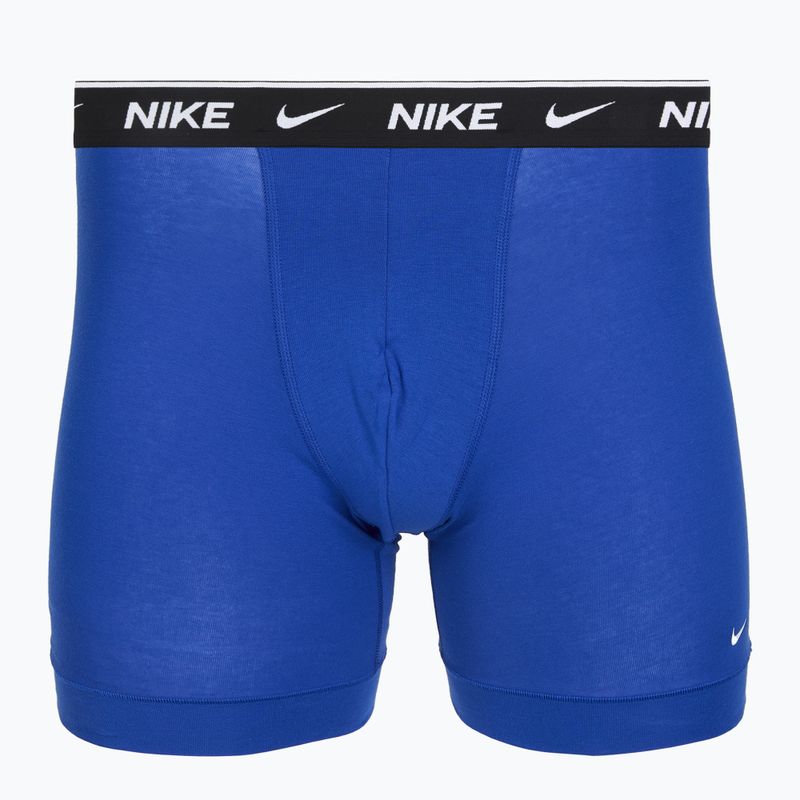 Bokserki męskie Nike Cotton Stretch Boxer Brief black/blue/navy 2