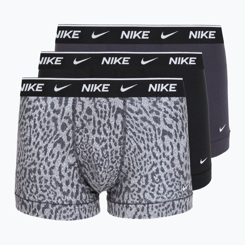 Bokserki męskie Nike Cotton Stretch Trunk 3 pack dusty violet