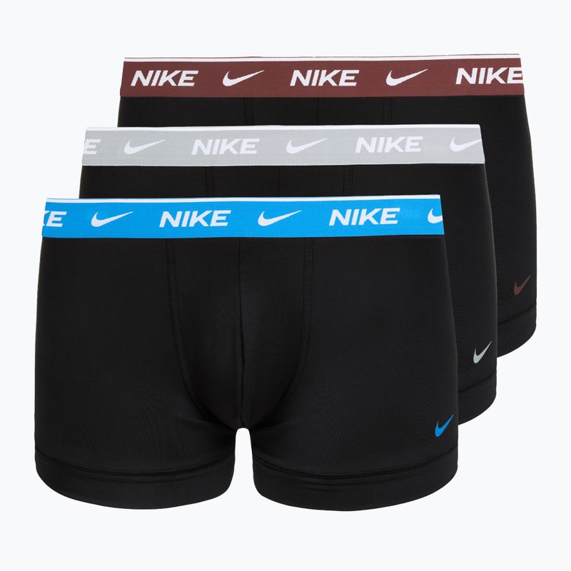 Bokserki męskie Nike Cotton Stretch Trunk 3 pack open black