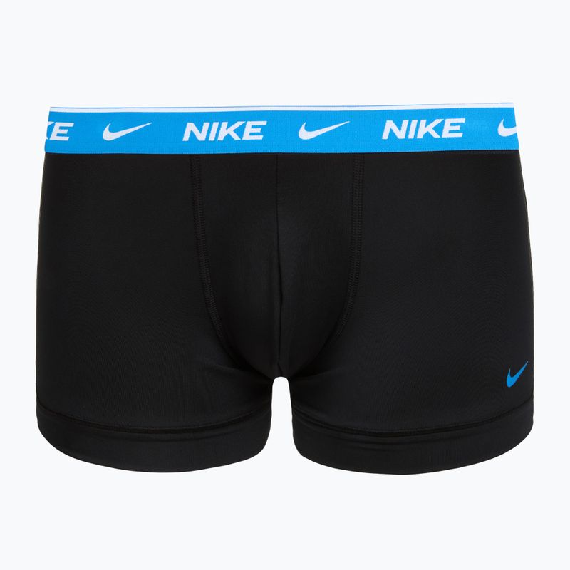 Bokserki męskie Nike Cotton Stretch Trunk 3 pack open black 2