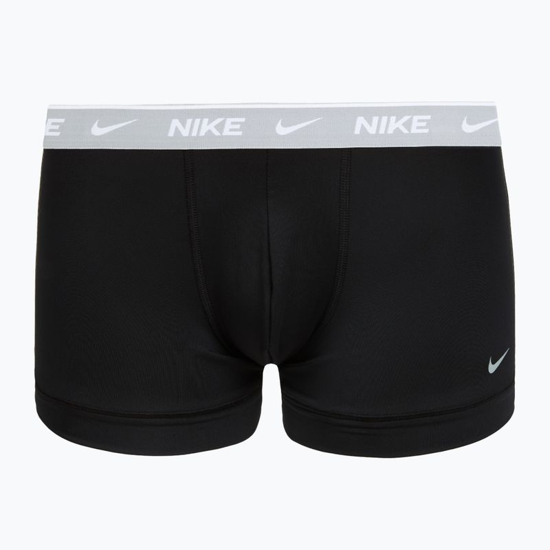 Bokserki męskie Nike Cotton Stretch Trunk 3 pack open black 5