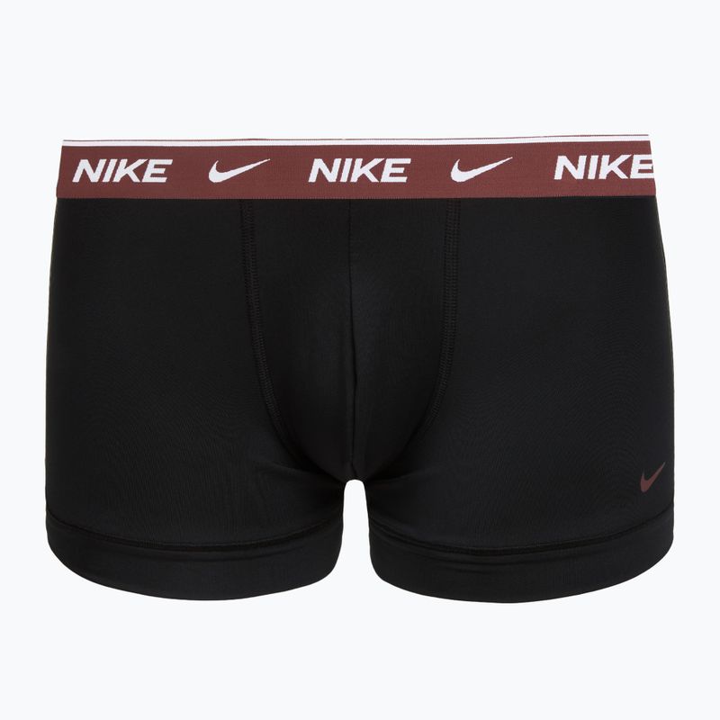 Bokserki męskie Nike Cotton Stretch Trunk 3 pack open black 6