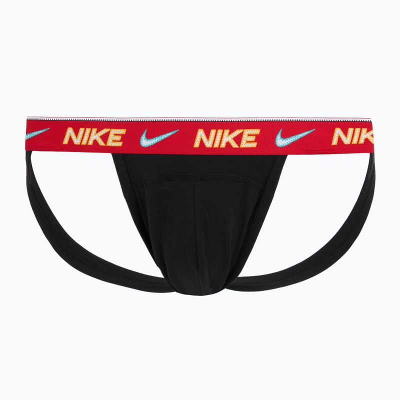 Bokserki męskie Nike Cotton Stretch Jock Strap 3 pack steel grey 4