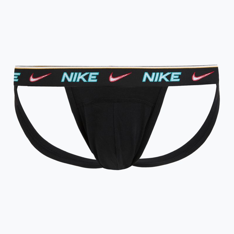 Bokserki męskie Nike Cotton Stretch Jock Strap 3 pack steel grey 5