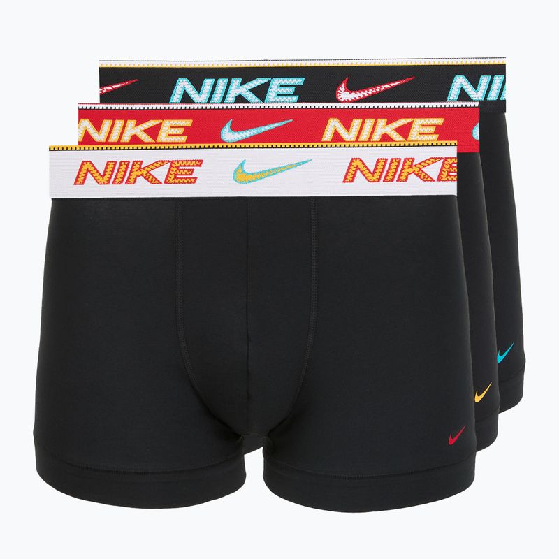 Bokserki męskie Nike Cotton Stretch Trunk 3 pack steel Grey