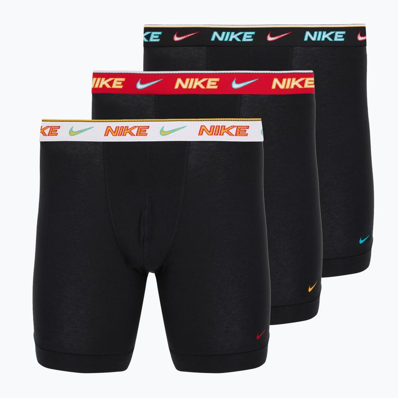 Bokserki męskie Nike Long Boxer Brief steel grey