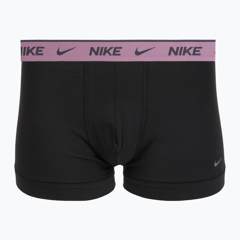 Bokserki męskie Nike Cotton Stretch Trunk 3 pack charcoal heather 3