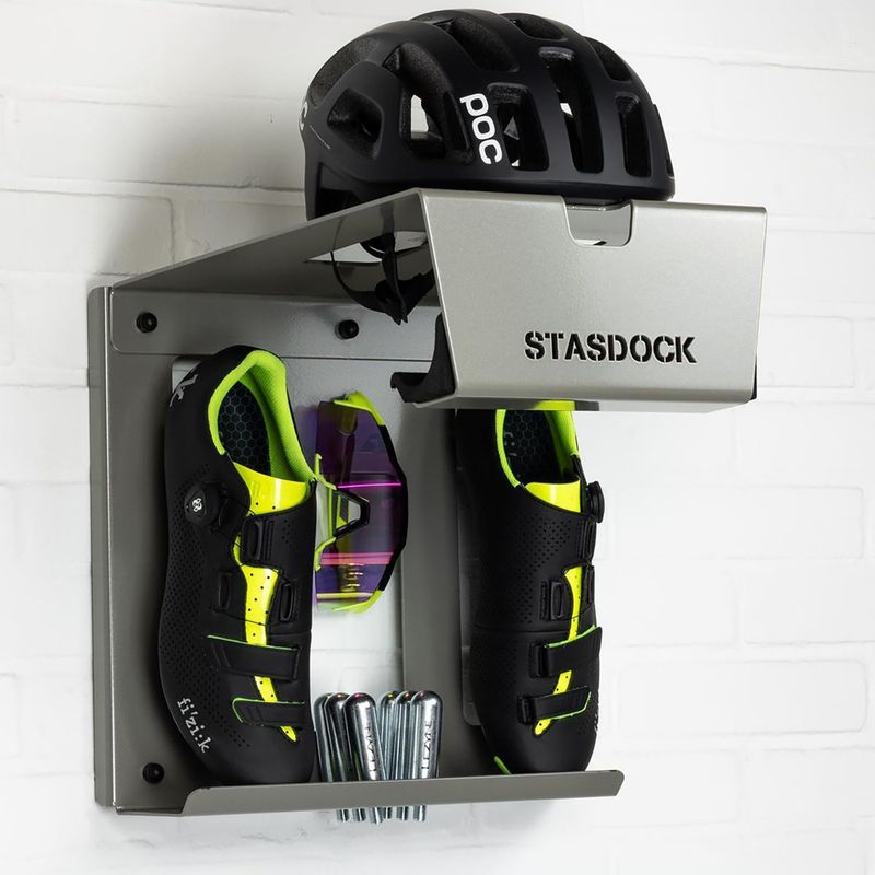 Wieszak rowerowy na ścianę STASDOCK Bike Hanger deep silver 2