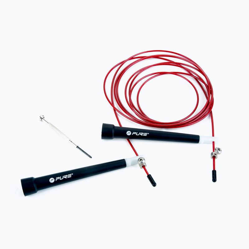 Skakanka Pure2Improve Speed Rope czerwona 2159 2
